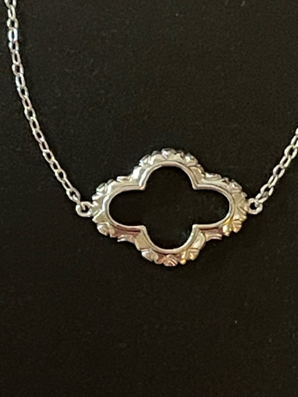 Elegant Long Silver Station Necklace - Women Jewelry Necklaces - Picture 4 of 7